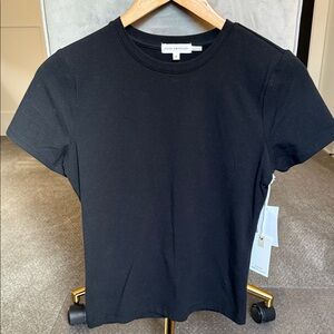 NWT Good American Black Baby Tee